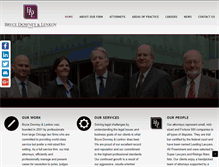 Tablet Screenshot of bdlfirm.com